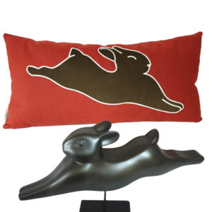 coussin lapin François Pompon