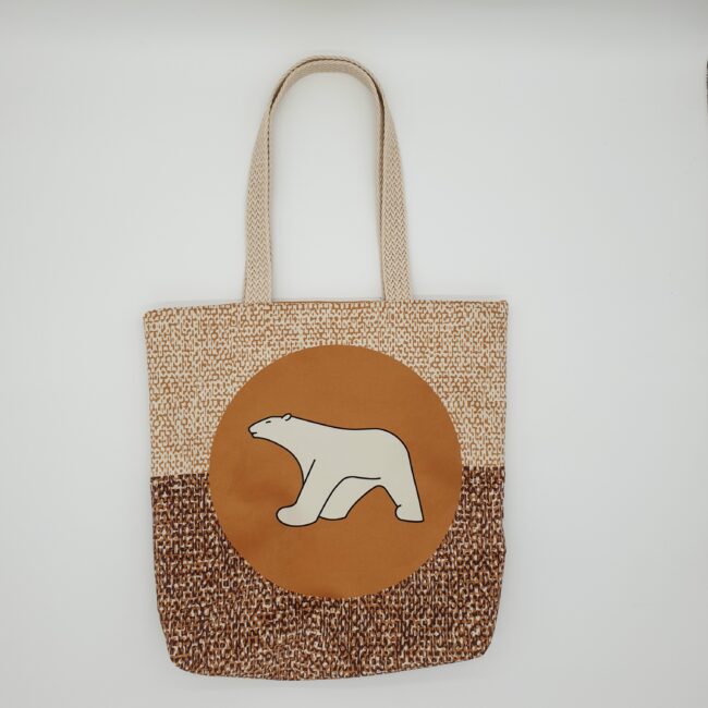 Sac réversible "Cohue d'ours" caramel – Image 2
