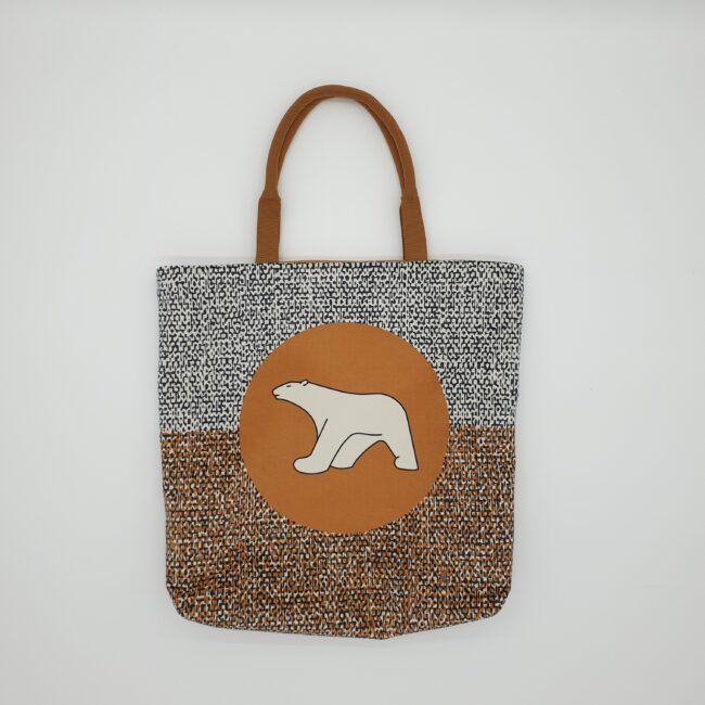 sac ours pompon inspiré de l'ours blanc du sculpteur François Pompon