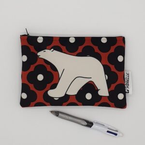 trousse ours pompon