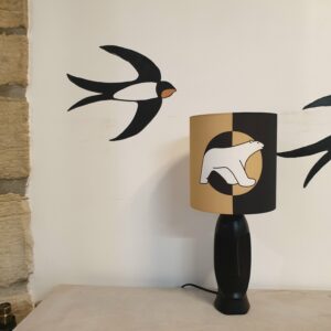 abat-jour ours pompon