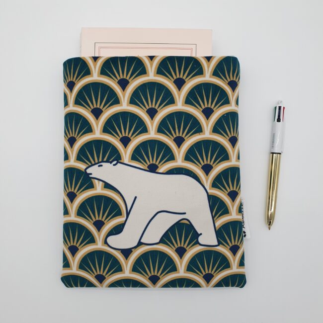 housse livre velours