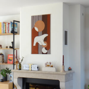 panneau mural ours blanc francois pompon