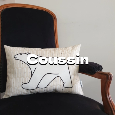 categorie boutique coussin ours pompon