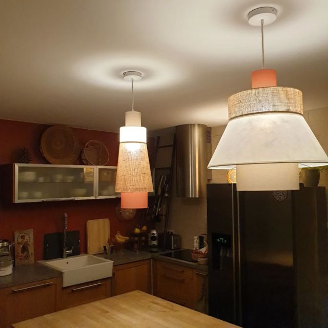 Choisissez la forme, les couleurs !
Tout est possible !
#abatjour #suspension